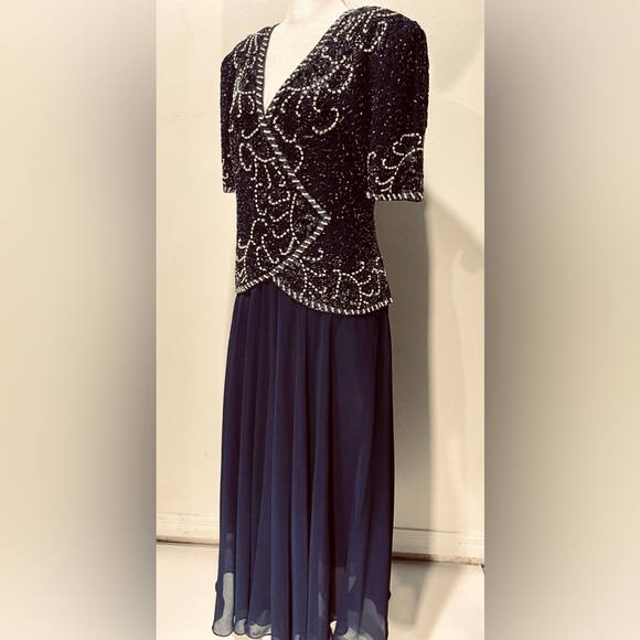 Brilliante maxi dress Sequins romantic Festive gown bride’s mother Women’s XXL - Picture 3 of 9